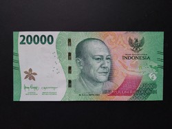 Indonesia 20000 rupiah 2022 unc