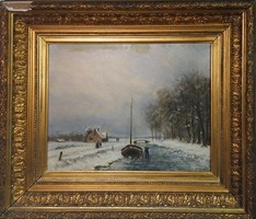 Pierre jean jacques fardon (1873-1930) frozen ship 1890