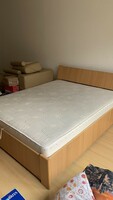 Cardo francia ágy, matraccal, ágyneműtartóval, ajándék éjjeliszekrénnyel