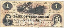 USA / Tennessee-Nashville helyi kiadás / 1 dollár 1895