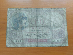 France 5 francs 1940