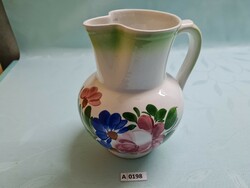 A0198 granite flower pattern jug 21 cm