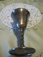 Silver-plated Spanish chalice with Falstaff inscription 13.5 cm