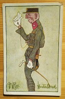 1918 - I. Világháború - vicces képeslap - (2)