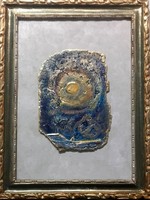 From a Prima prize-winning artist: Zsófia Károlyfi, 40x30 cm meringue, in eosin frame, with certificate /1952