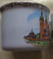 Antique Wilhelmsburg gurk commemorative coma mug with big cup