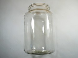 Befőttes dunsztos üveg - 3 liter - 1980-as éveből
