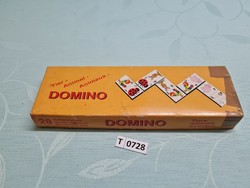 T0728 Retro állatos domino 6x3 cm