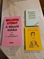 Dedikált Moldova György könyvek