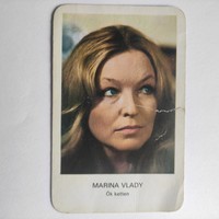 MOKÉP Marina Vlady kártyanaptár 1978