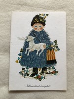 Easter postcard with an old drawing - Dawn Gabriella drawing -4.