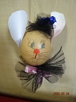 Easter bunny figure, handmade. Jokai.