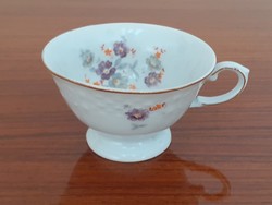 Old floral porcelain cup