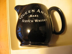 Retro Queen Anne Schotch whisky kis fekete kancsó Regent England London
