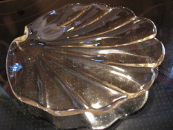 Sea shell shape glass soap holder