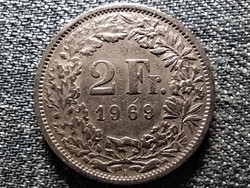 Svájc 2 Frank 1969 B (id42628)