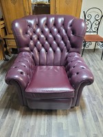 Extra méretű Chesterfield fotel