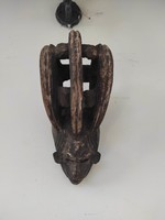 Antik afrikai maszk Igbo népcsoport Nigéria sérült, rossz állapotú 65 Le 96 6862