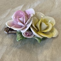 Antik ENS porcelán rózsák