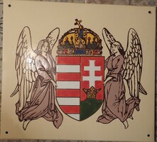 Szent Korona címer - zománckép - tűzzománc kép