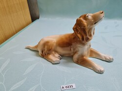 A0231 porcelain shepherd dog 35 cm