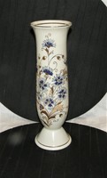 Zsolnay búzavirág muntás kehely váza - 27 cm