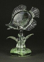 1M068 Murano phosphorescent artistic blown glass decorative fish 8.5 Cm