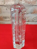 Svéd Solifleur üveg váza az 1970-es évekből