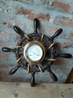 Ship barometer ship steering wheel