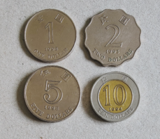 Hong Kong 1-2-5-10 Dollar 1994-98