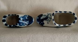 Delft holland porcelán papucsok