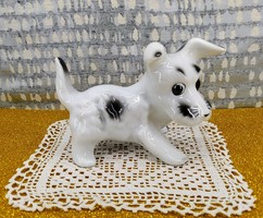 Fox puppy - retro porcelain
