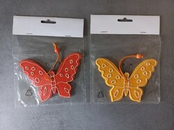 2 Butterfly Easter spring hanging decoration