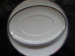 2+1 Elbogen cseh tányér kobalt kék-arany, egyben.