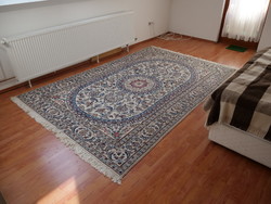 Iranian nain wool carpet 300 x 200 cm