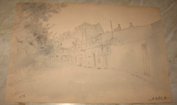 1898-as GARANTÁLTAN EREDETI EDVI-ILLÉS ALADÁR / 1870-1958/   : PORTOFINO