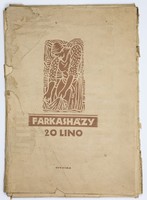 Farkasházy Miklós (1895 - 1964): 20db-os szignált linómetszet mappa (50745)