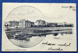 Szeged - Tiszapart  1906  Grünwald Herman kiadása