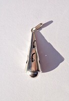 Italian silver pendant with an openwork pattern