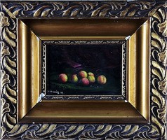 Károly Hollós-Holczer (1873-?): Life of fruit oil painting (50807)