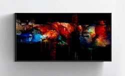 Flowers - digitális művésznyomat 100 x 50 cm