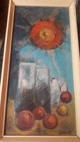 Unknown painter: sunny still life with fruits in vases cramer 75? Graner 75? Graber 75?