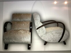 Francia art deco fotelpár (2db fotel) eladó