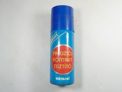 Retro Preciziós Kontakt Tisztító Aerosol spray flakon doboz Medikémia 1970-80-as évekből
