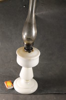 Antik szakított üveg petróleum lámpa 524