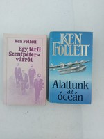 2 db Ken Follett könyv, használt állapotban