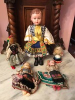 Dolls in folk costume (Mathy - Russian)