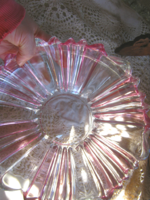 Thick glass serving bowl 27 cm