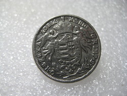 Katonai gomb  ,  magyar  , 1 db 23 mm