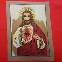 "Jézus szíve" gobelin kép
